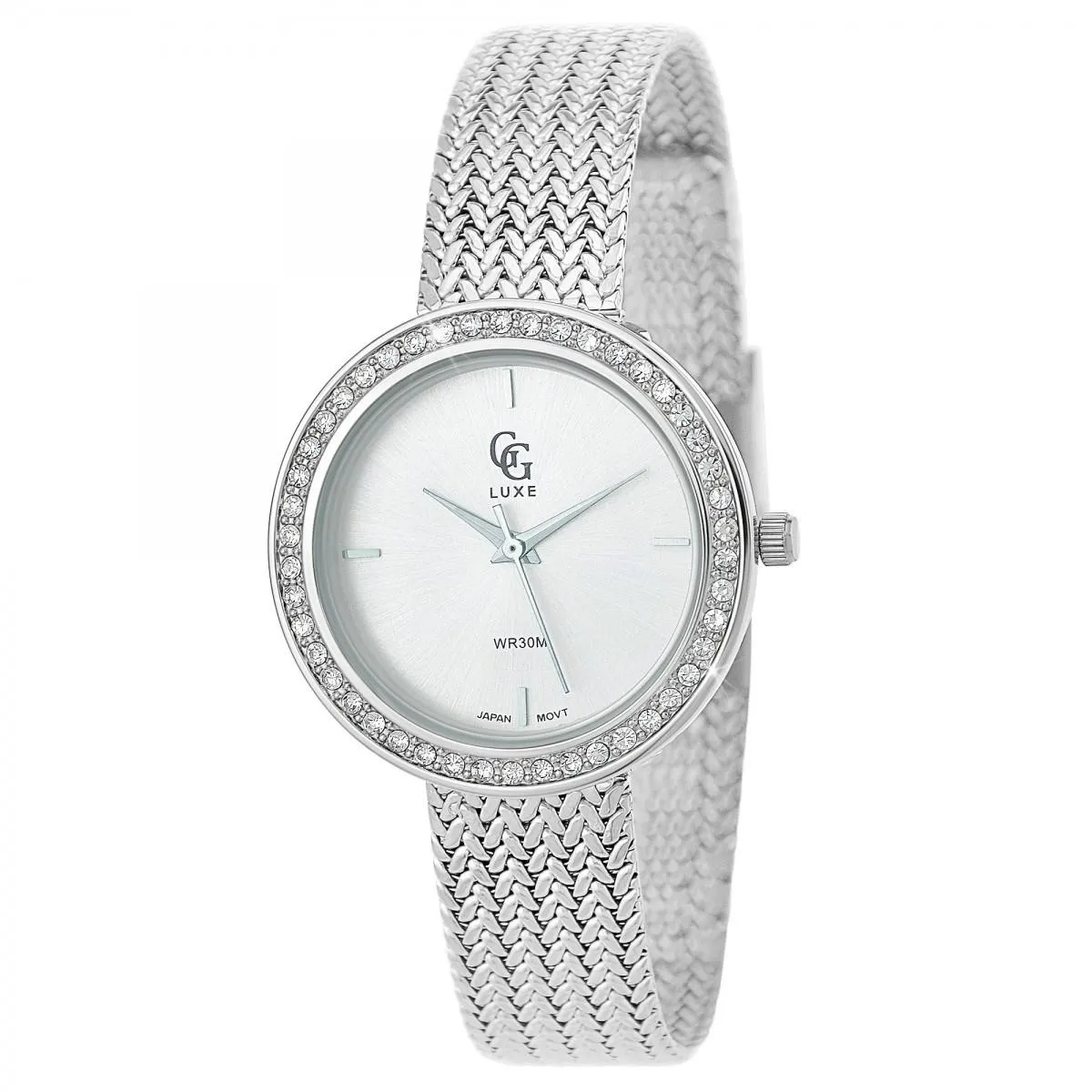 Montre Mona élégante ornée de Cristaux scintillants SC Crystal