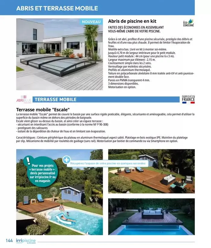 Les plaisir de l'eau Piscine,Spa,Arrosage du 10 mars au 31 décembre 2025 - Catalogue page 144