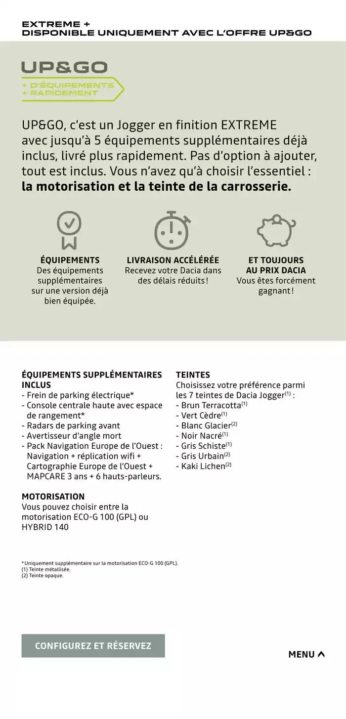 Dacia Jogger du 12 novembre au 12 novembre 2025 - Catalogue page 18