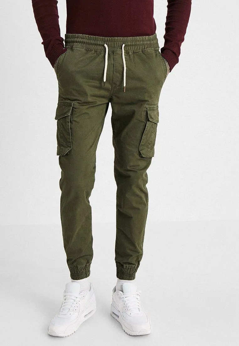 Pantalon cargo - khaki