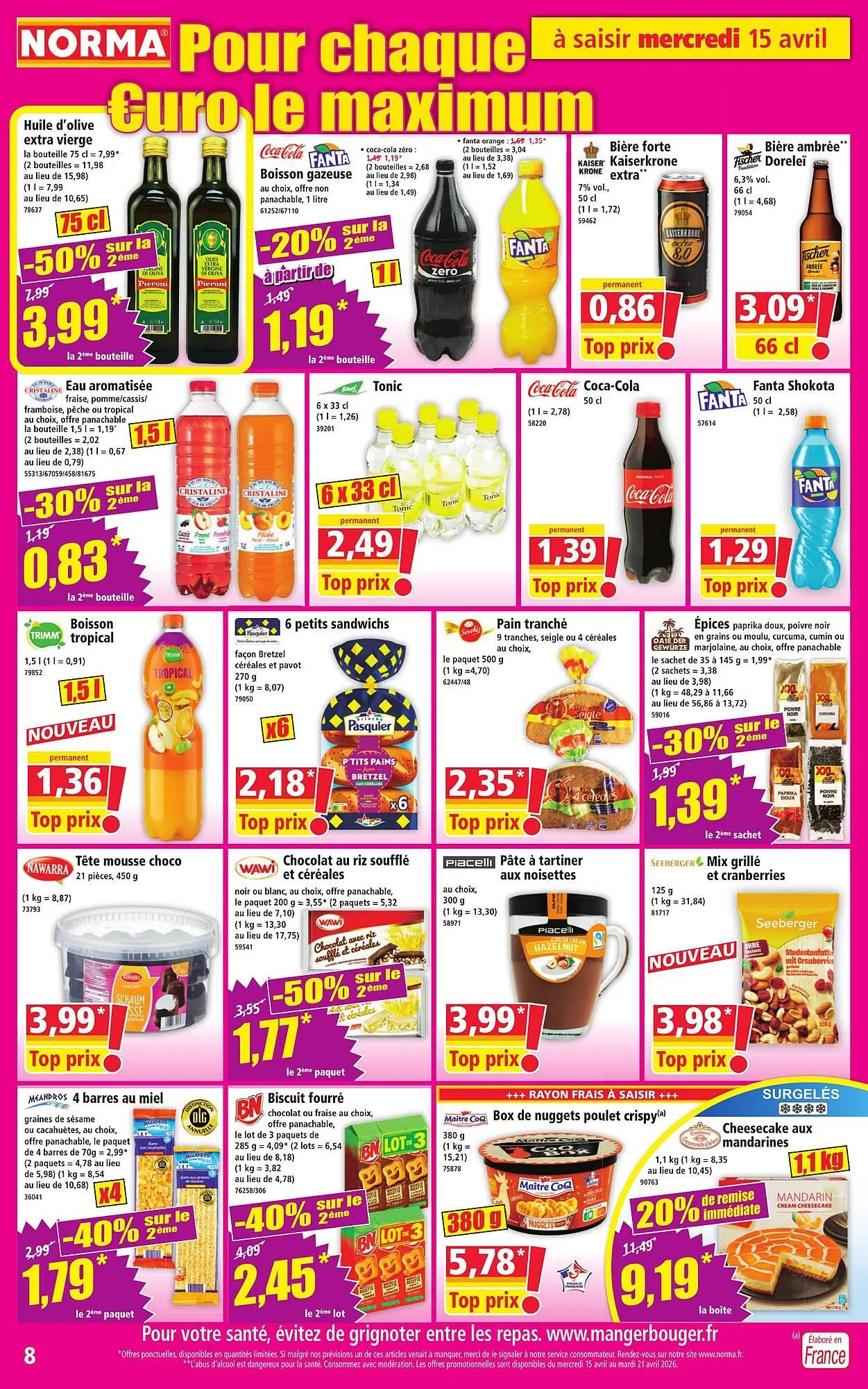 Catalogue Norma du 15 avril au 21 avril 2026 - Catalogue page 8