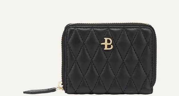 Small Black Leather Wallet