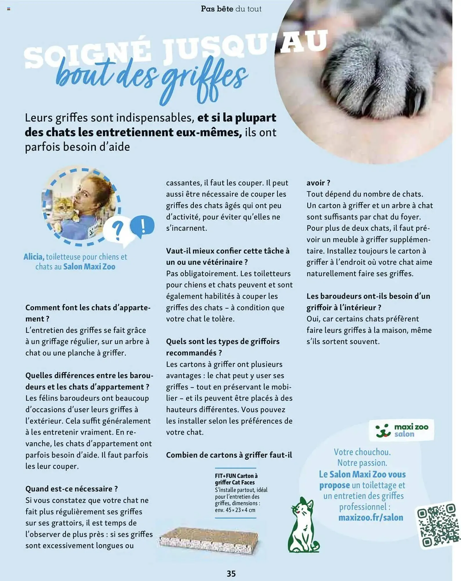 Catalogue Maxi Zoo du 1 octobre au 20 novembre 2025 - Catalogue page 35