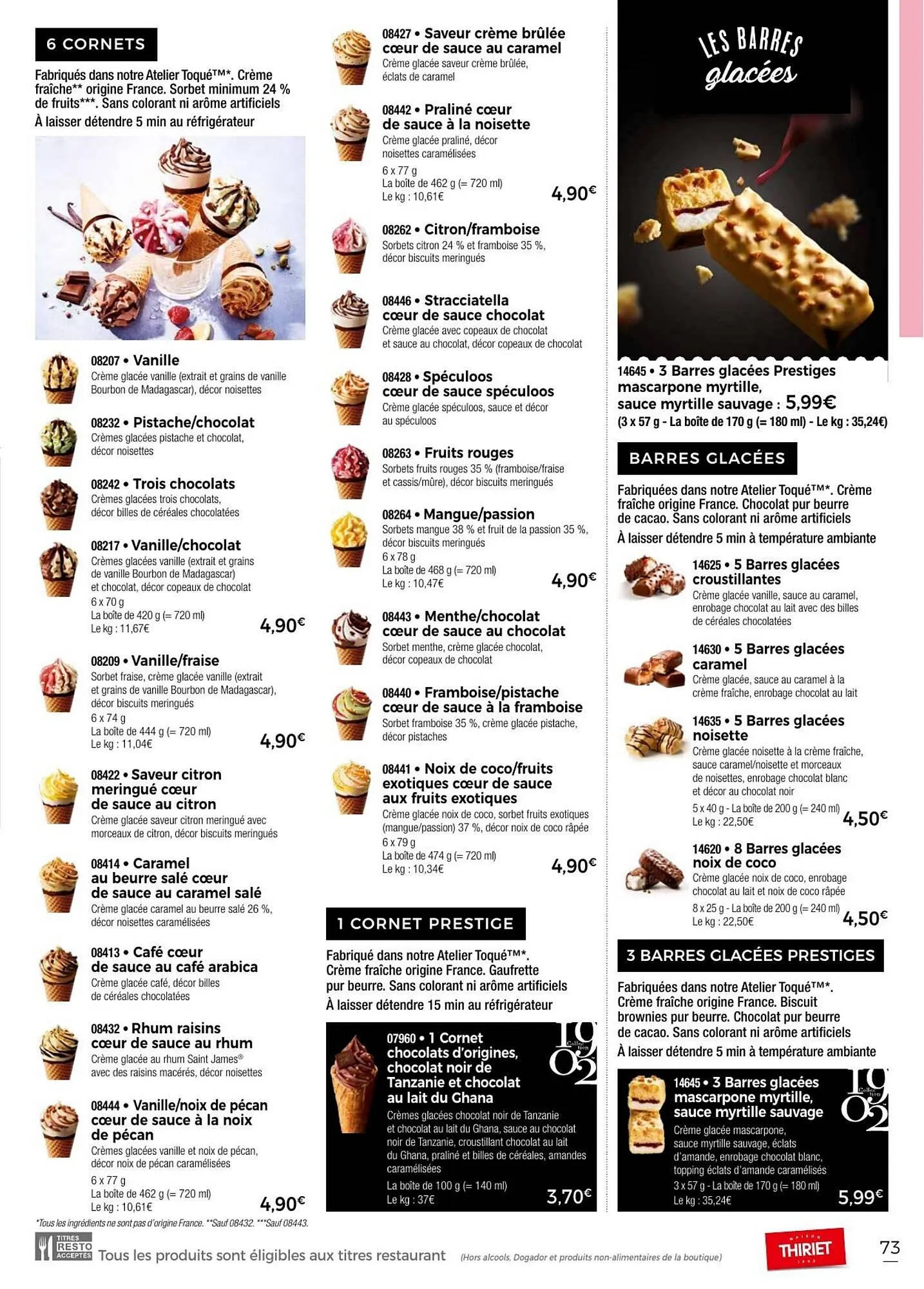 Catalogue Thiriet du 1 janvier au 30 janvier 2026 - Catalogue page 73