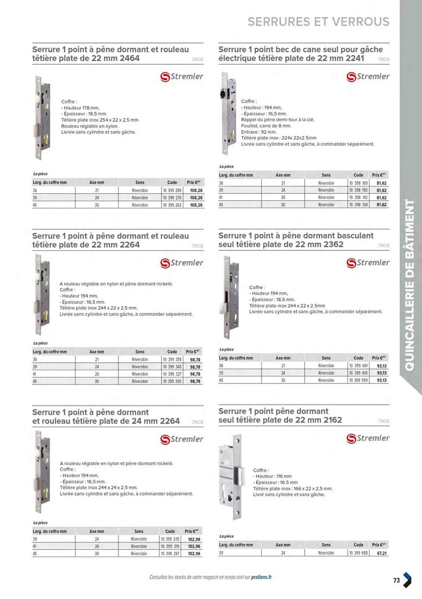 Catalogue Prolians du 11 mars au 31 décembre 2025 - Catalogue page 75