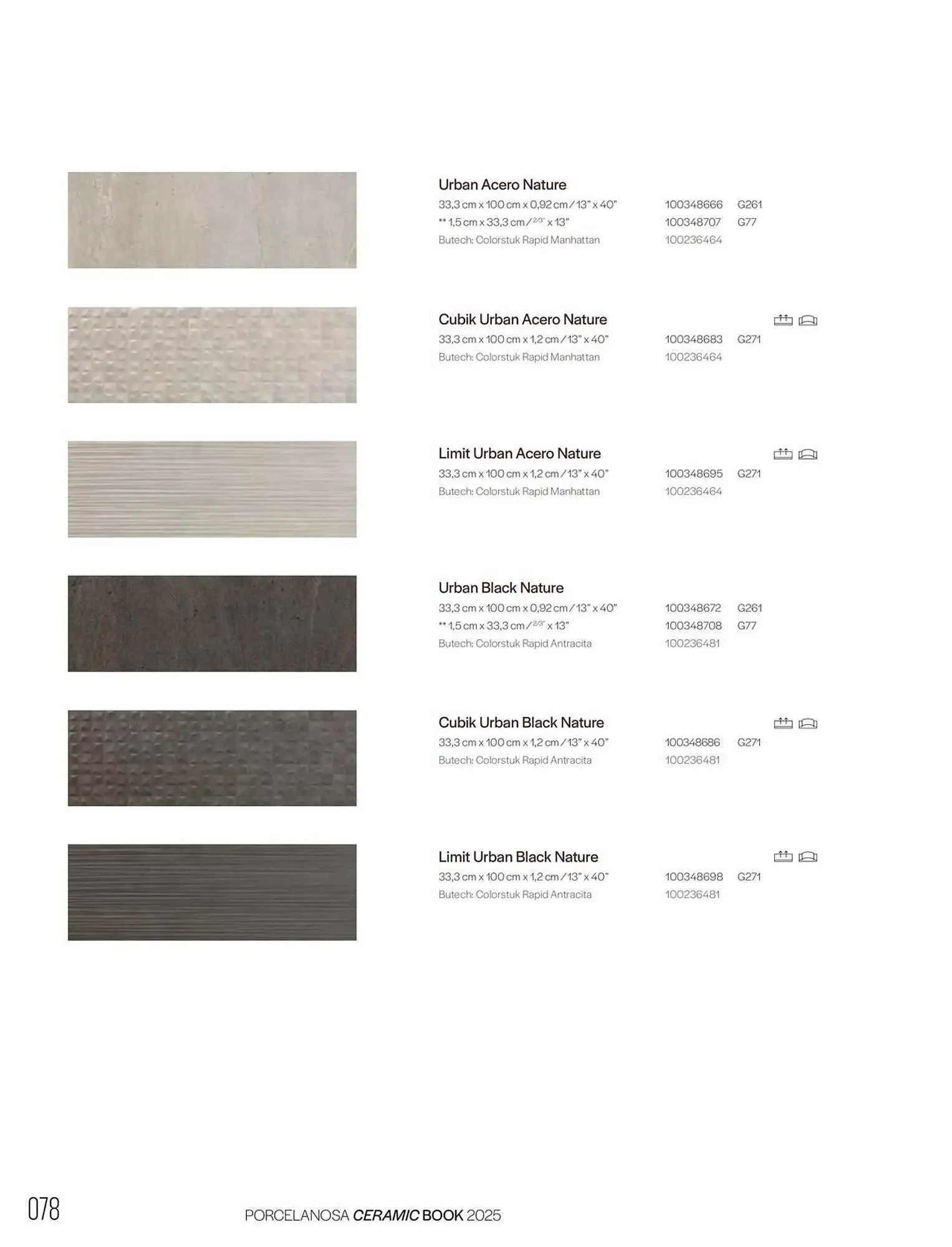 Catalogue Porcelanosa du 27 janvier au 31 décembre 2025 - Catalogue page 80