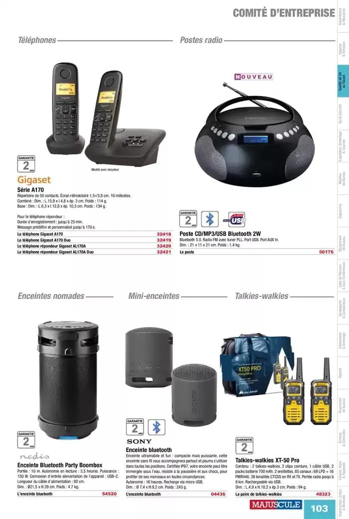 Catalogue Entreprises 2025 du 13 janvier au 31 décembre 2025 - Catalogue page 105