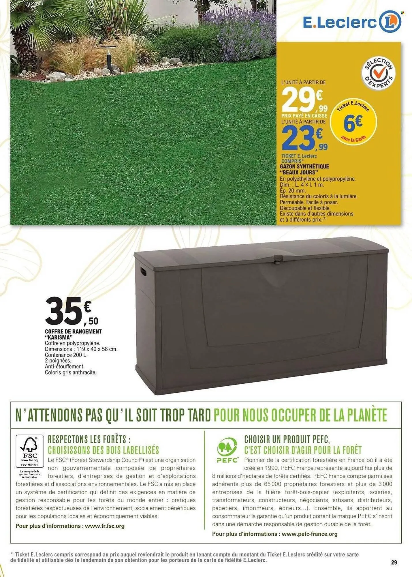 Catalogue E.Leclerc du 10 mars au 21 mars 2026 - Catalogue page 29