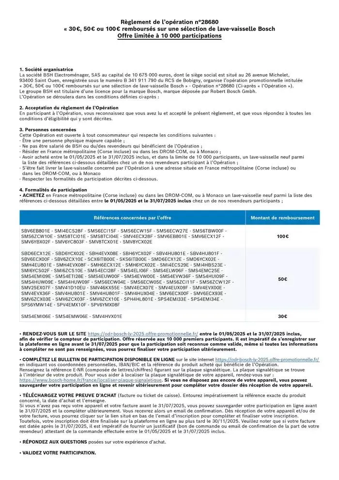 BOSCH LAVE-VAISSELLE du 1 mai au 31 juillet 2025 - Catalogue page 2