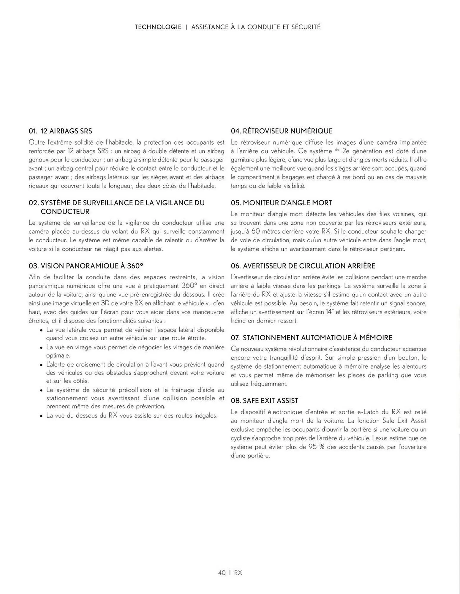 Catalogue Lexus du 21 décembre au 31 mars 2024 - Catalogue page 40