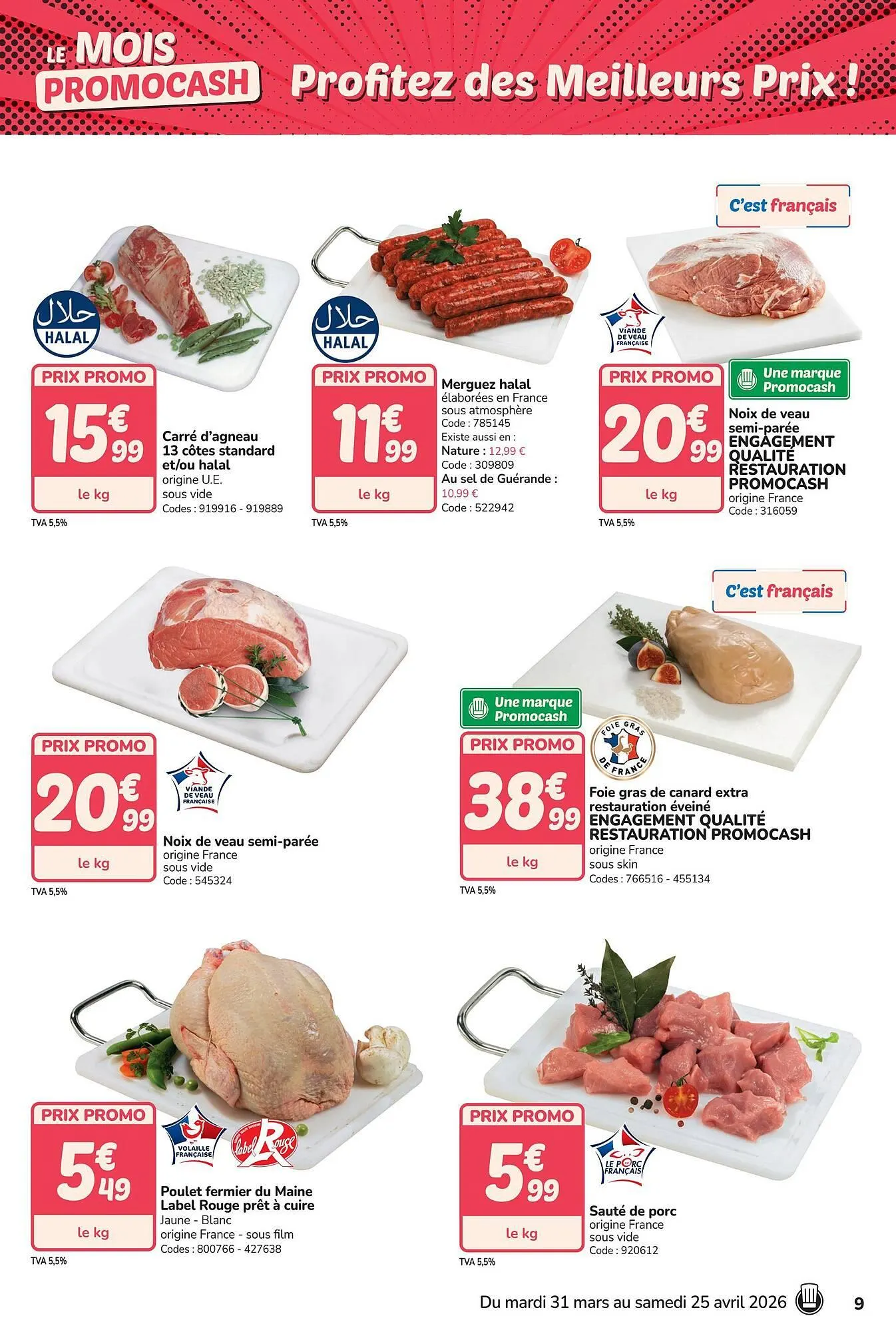 Catalogue Promocash du 31 mars au 25 avril 2026 - Catalogue page 9