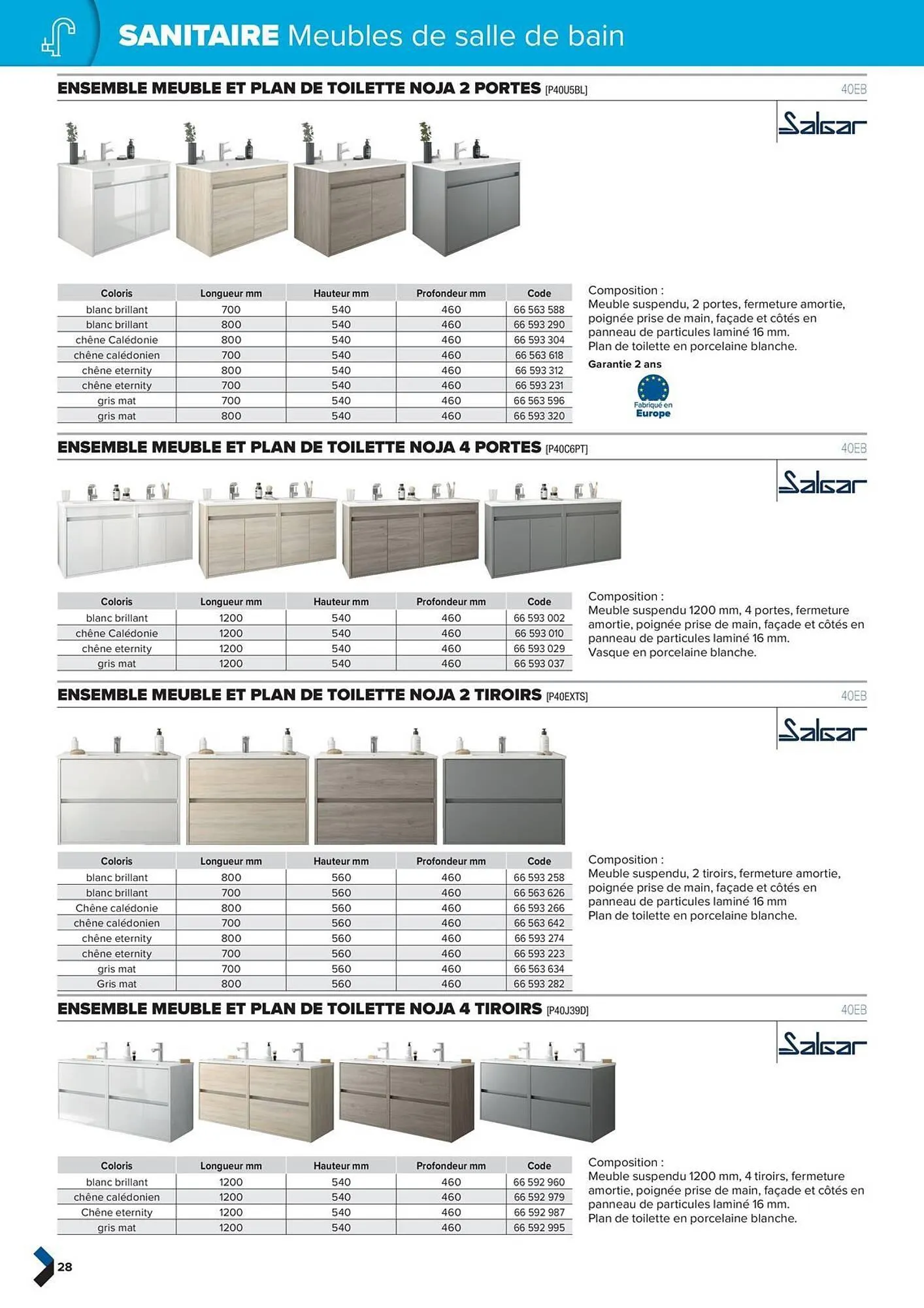 Catalogue Prolians du 2 octobre au 31 décembre 2025 - Catalogue page 28