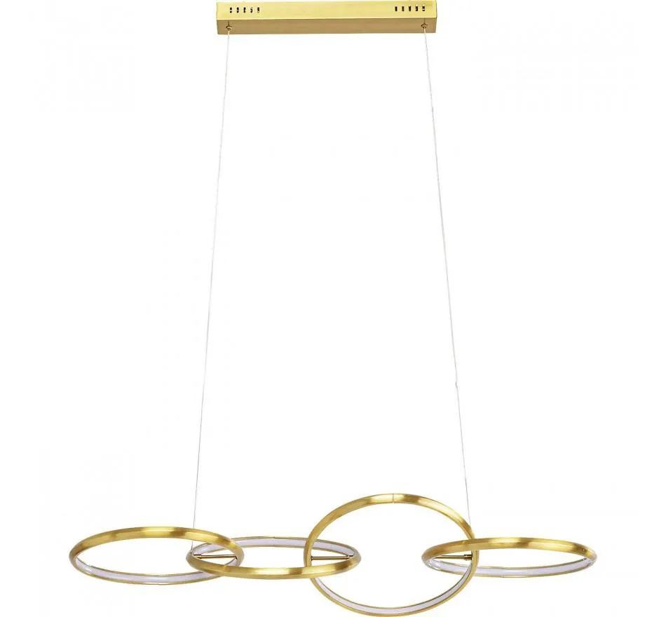 Suspension Galaxy LED 155cm dorée Kare Design