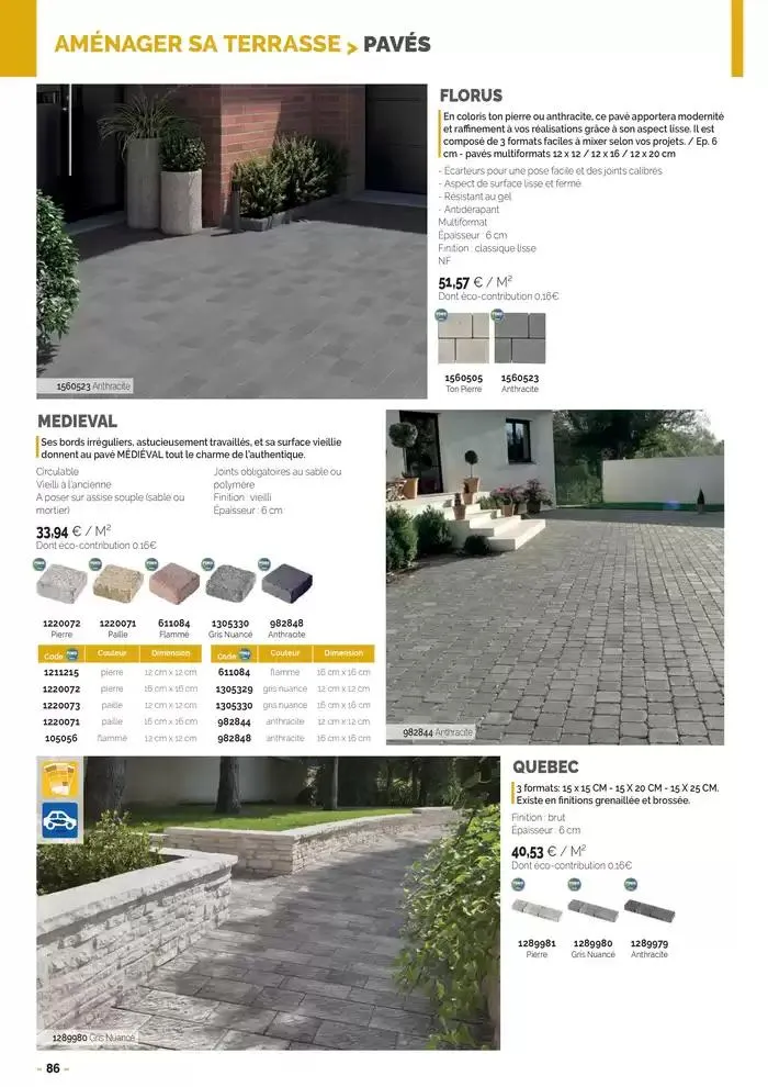 Aménagements Extérieurs 2025 du 30 avril au 31 décembre 2025 - Catalogue page 86