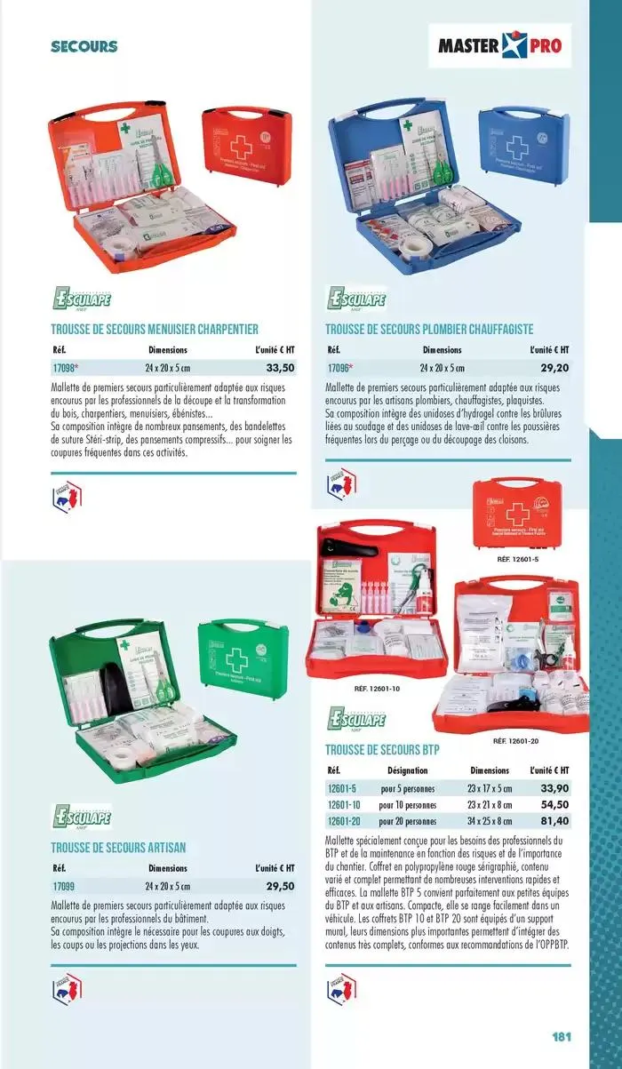 Essentiel Protection 2025 tarifé du 3 mars au 31 décembre 2025 - Catalogue page 183