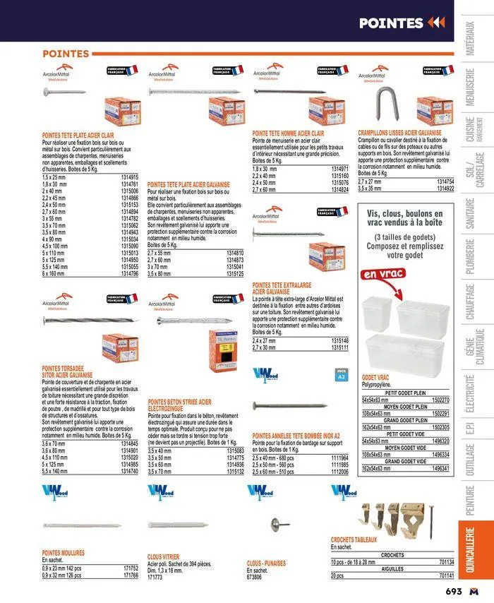 Guide produits 2024 du 15 mars au 31 décembre 2024 - Catalogue page 693