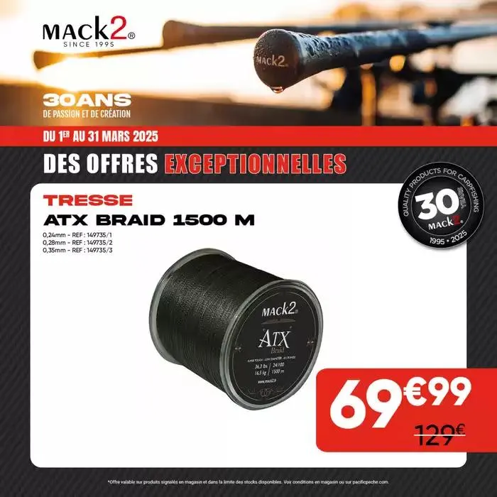 Ce mois-ci découvrez une NOUVELLE sélection de produits de la marque Mack2 à un prix EXCEPTIONNEL ! du 13 mars au 31 mars 2025 - Catalogue page 3