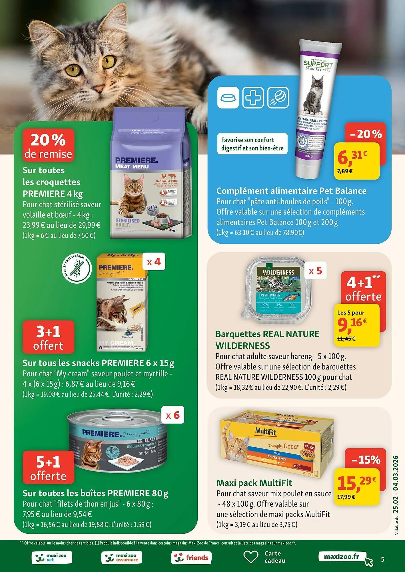 Catalogue Maxi Zoo du 25 février au 4 mars 2026 - Catalogue page 5