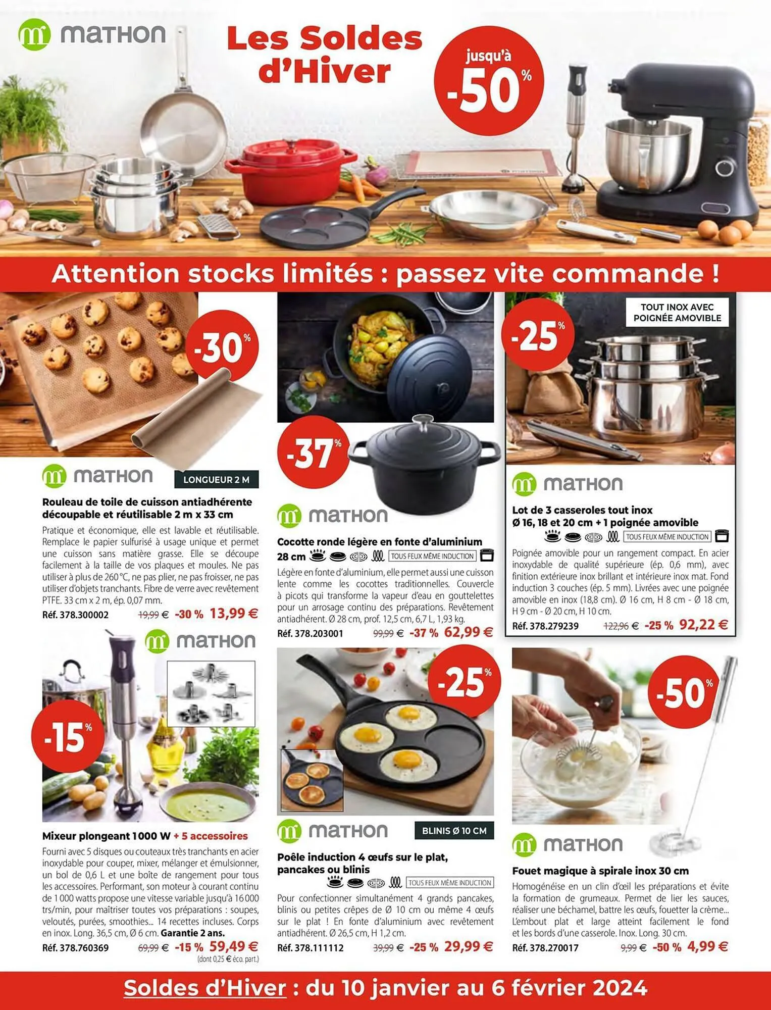 Catalogue Mathon du 11 janvier au 6 février 2024 - Catalogue page