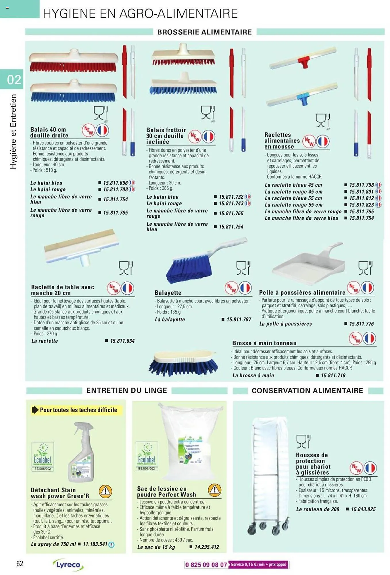 Catalogue Lyreco du 15 mai au 31 décembre 2023 - Catalogue page 62