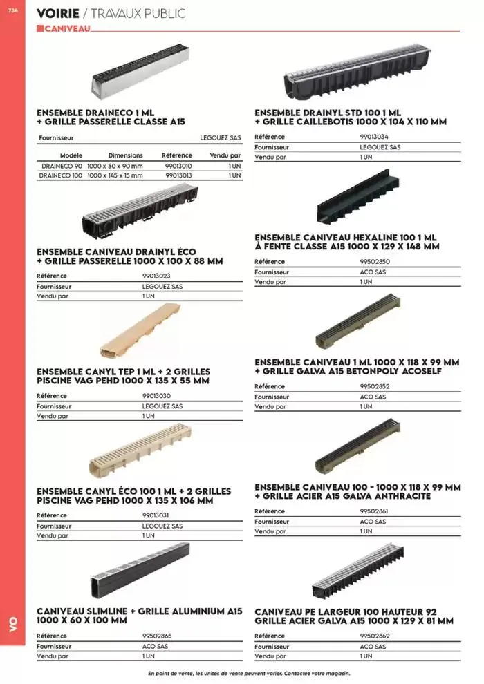 Tout faire +de 15 000 Produits du 17 décembre au 30 juin 2025 - Catalogue page 704