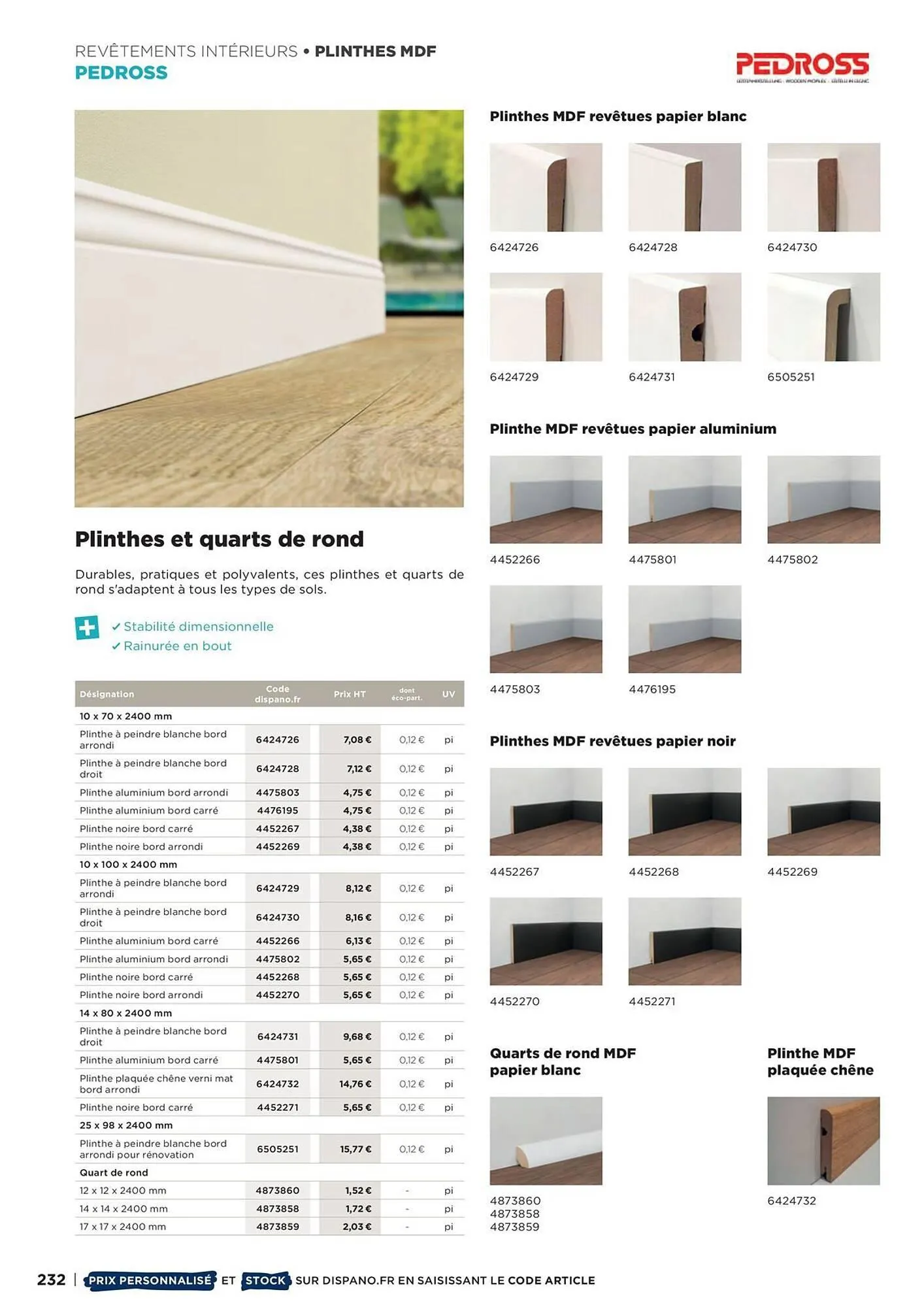 Catalogue Dispano du 8 avril au 31 décembre 2026 - Catalogue page 232