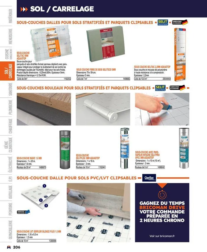Guide produits 2024 du 15 mars au 31 décembre 2024 - Catalogue page 206