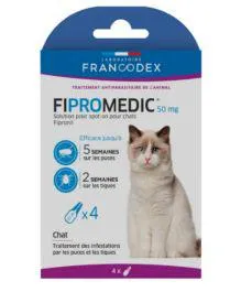 Solution pour spot-on pour chat Fipromedic