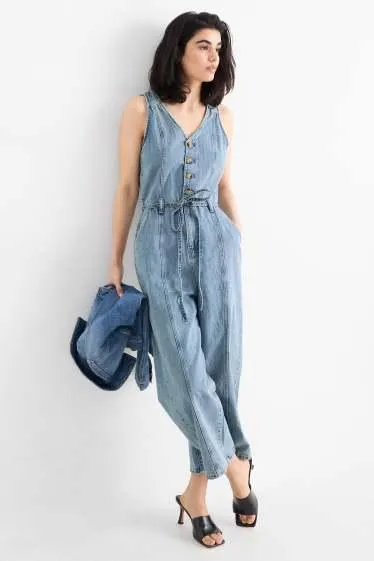 Denim jumpsuit