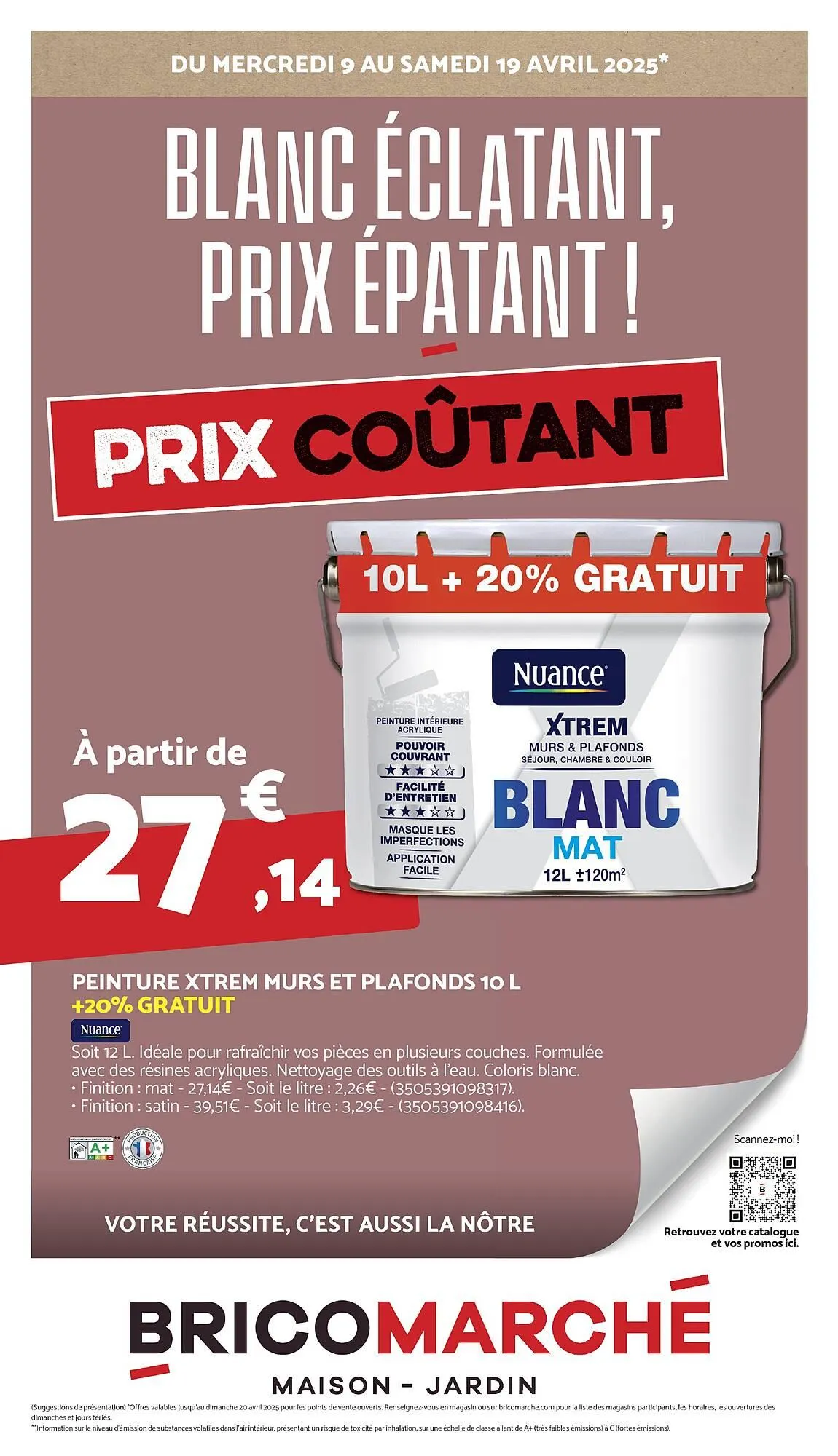 Catalogue Bricomarché du 9 avril au 19 avril 2025 - Catalogue page 1