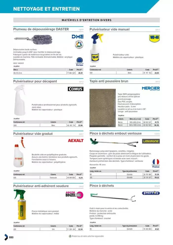 Catalogue général du 11 mars au 31 décembre 2025 - Catalogue page 882