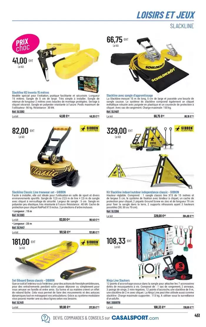 ÉQUIPEMENT SPORTIF du 6 mars au 31 décembre 2025 - Catalogue page 423