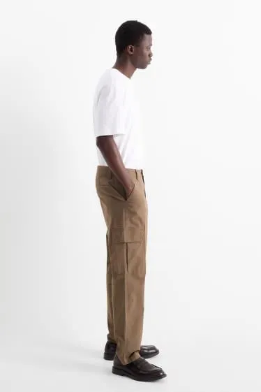 Cargo trousers - textured