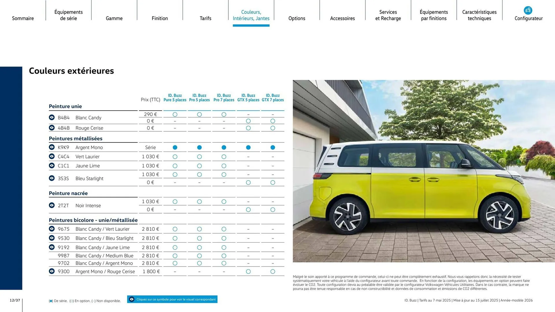 Catalogue Volkswagen du 7 août au 31 mars 2026 - Catalogue page 12