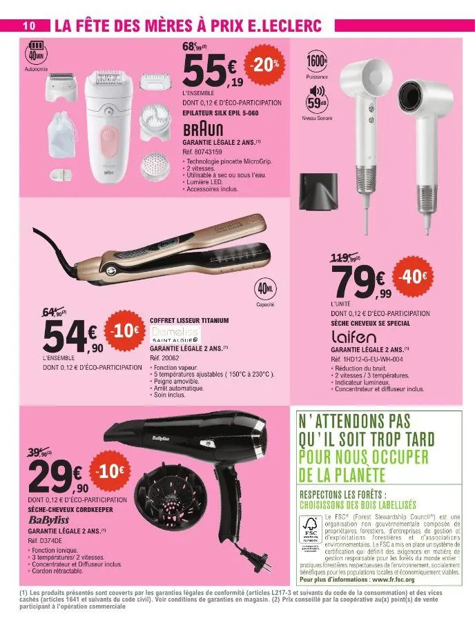 E. Leclerc du 13 mai au 24 mai 2025 - Catalogue page 10