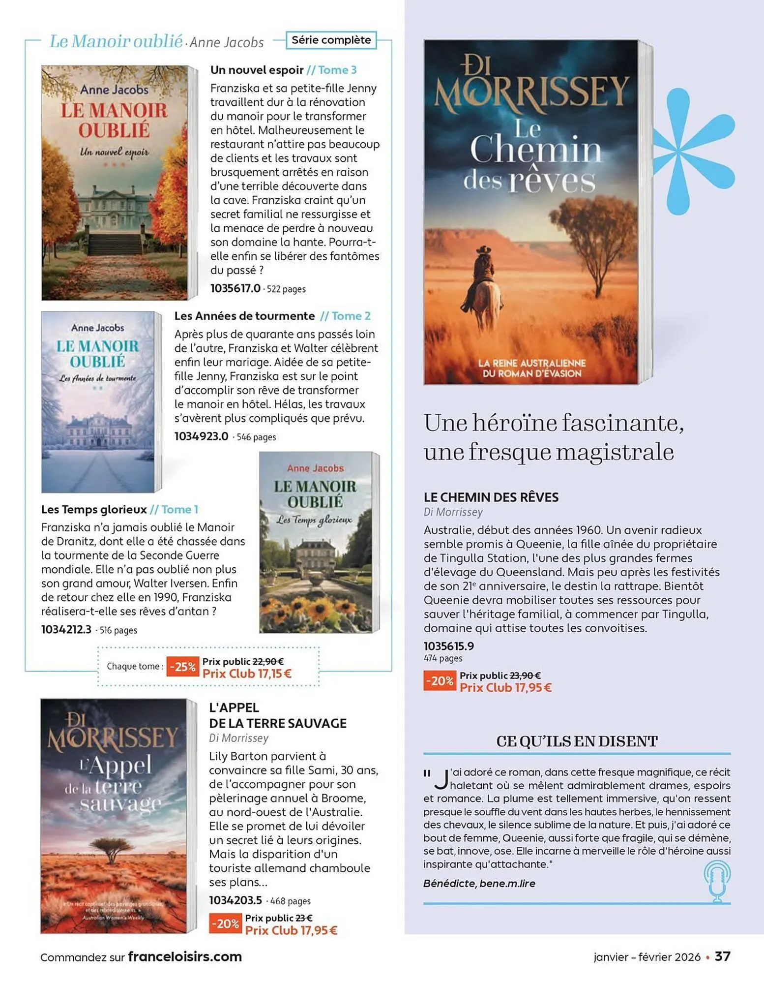 Catalogue France Loisirs du 1 janvier au 28 février 2026 - Catalogue page 37