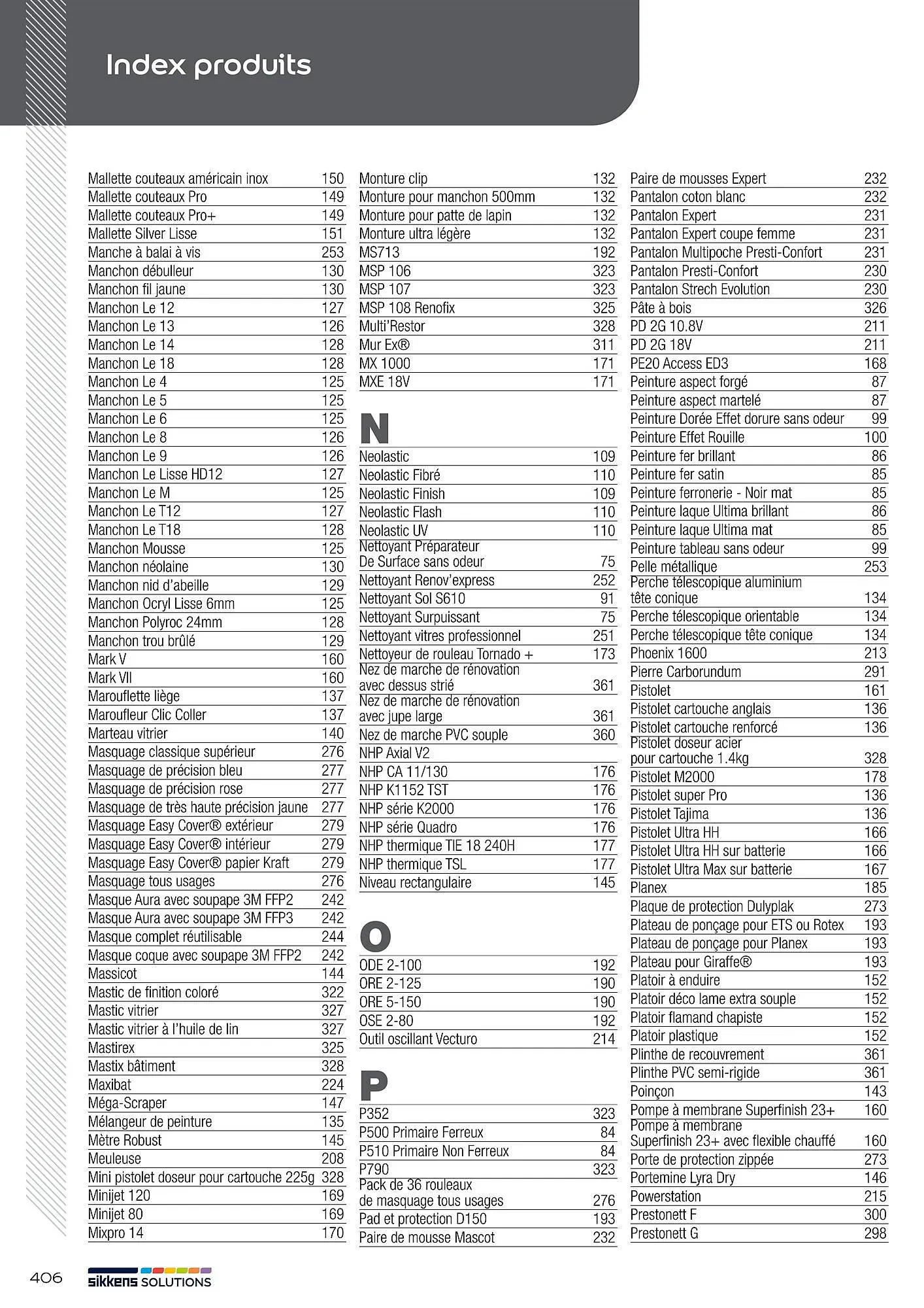 Catalogue Sikkens Solution du 8 janvier au 28 décembre 2025 - Catalogue page 406