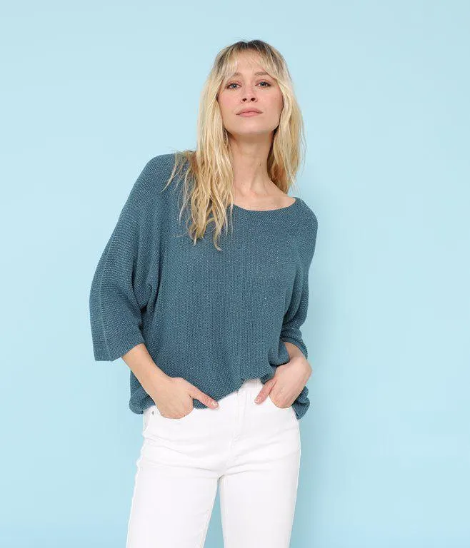 Pull léger à paillettes