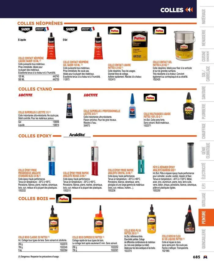 Guide produits 2024 du 15 mars au 31 décembre 2024 - Catalogue page 685