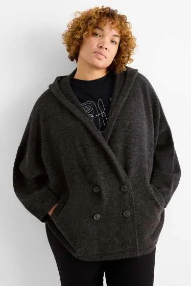 Cardigan with hood