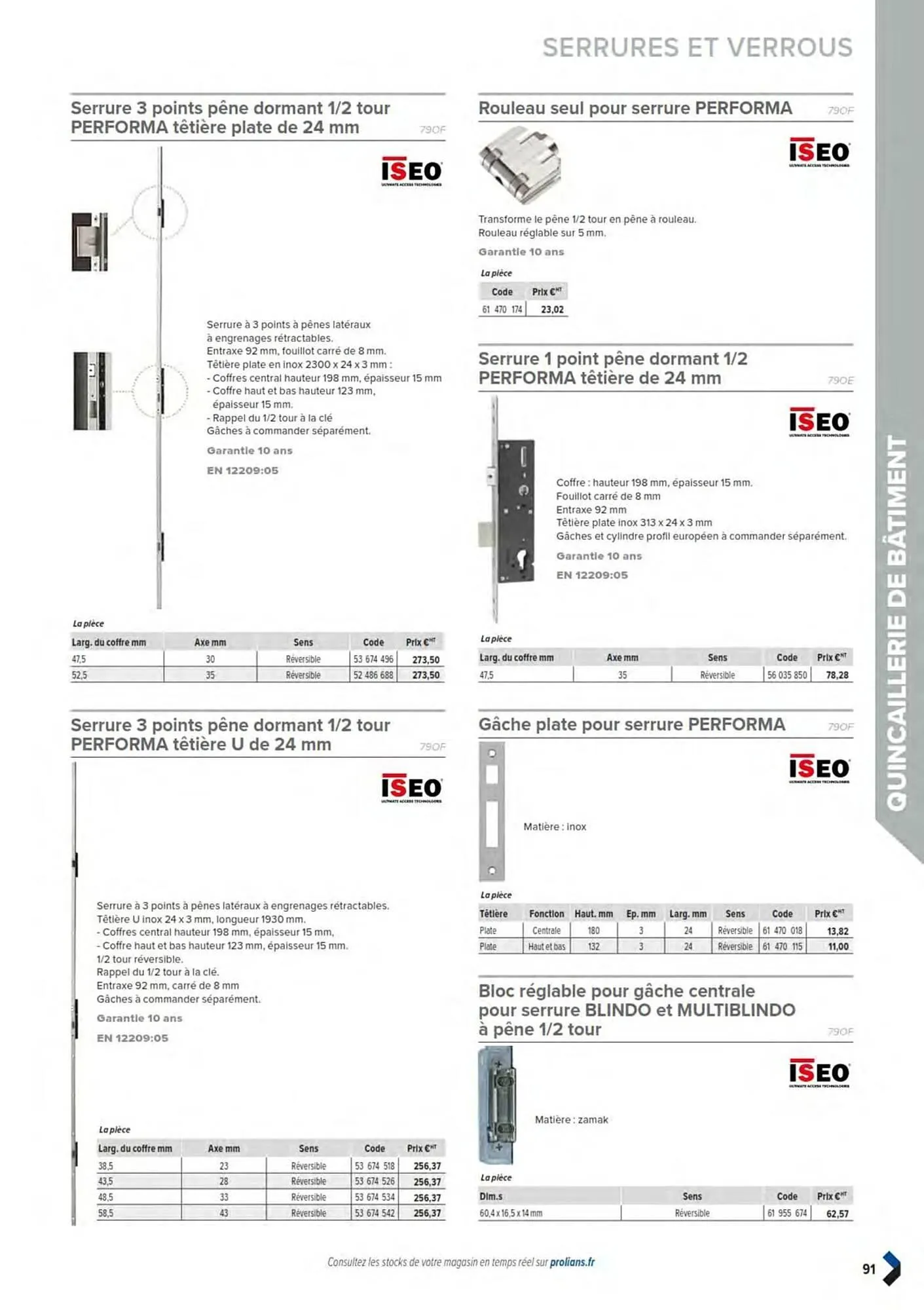 Catalogue Prolians du 11 mars au 31 décembre 2025 - Catalogue page 93