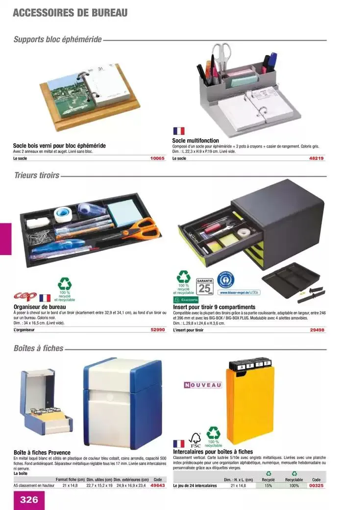 Catalogue Entreprises 2025 du 13 janvier au 31 décembre 2025 - Catalogue page 328