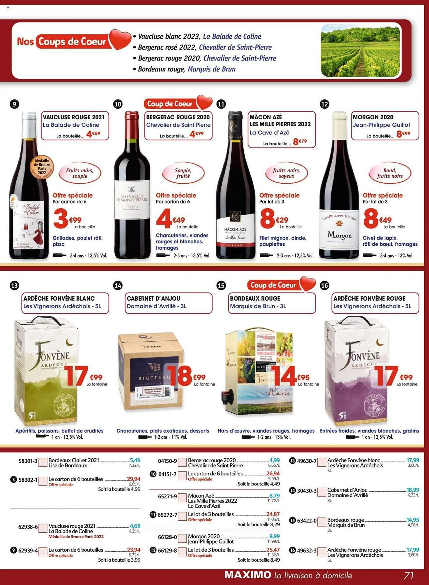 Catalogue Maximo du 19 janvier au 25 février 2024 - Catalogue page 71