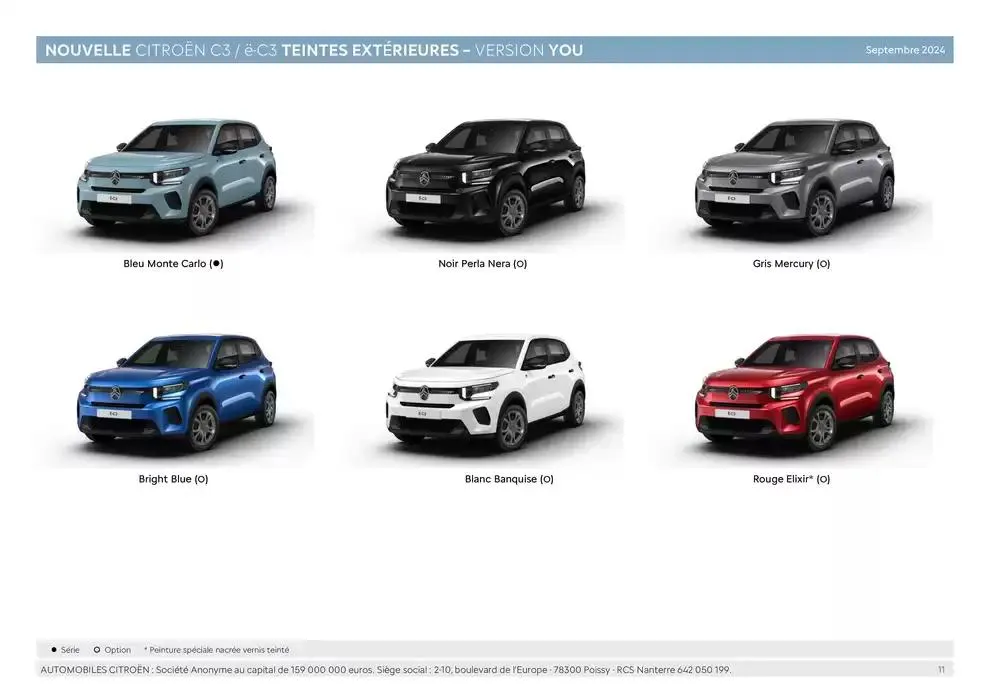 Citroën Nouvelle ë-C3 Caractéristiques du 24 décembre au 24 décembre 2025 - Catalogue page 11