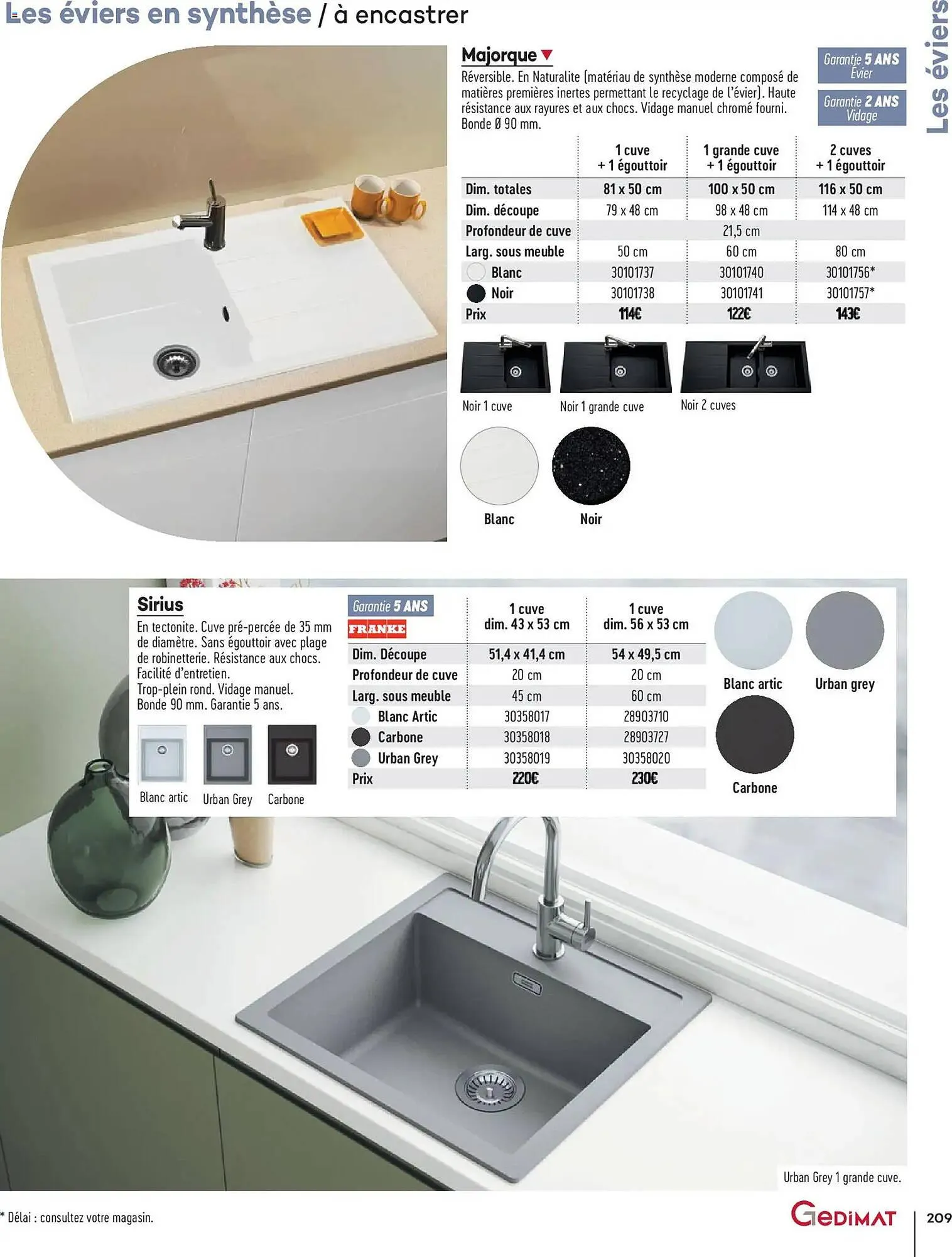 Catalogue Gedimat du 1 avril au 30 avril 2026 - Catalogue page 209