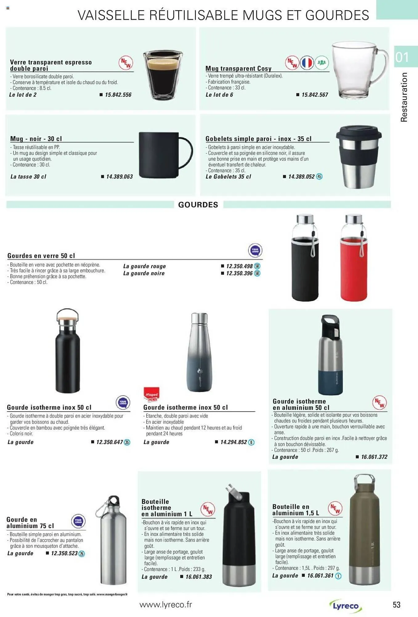 Catalogue Lyreco du 15 mai au 31 décembre 2023 - Catalogue page 53