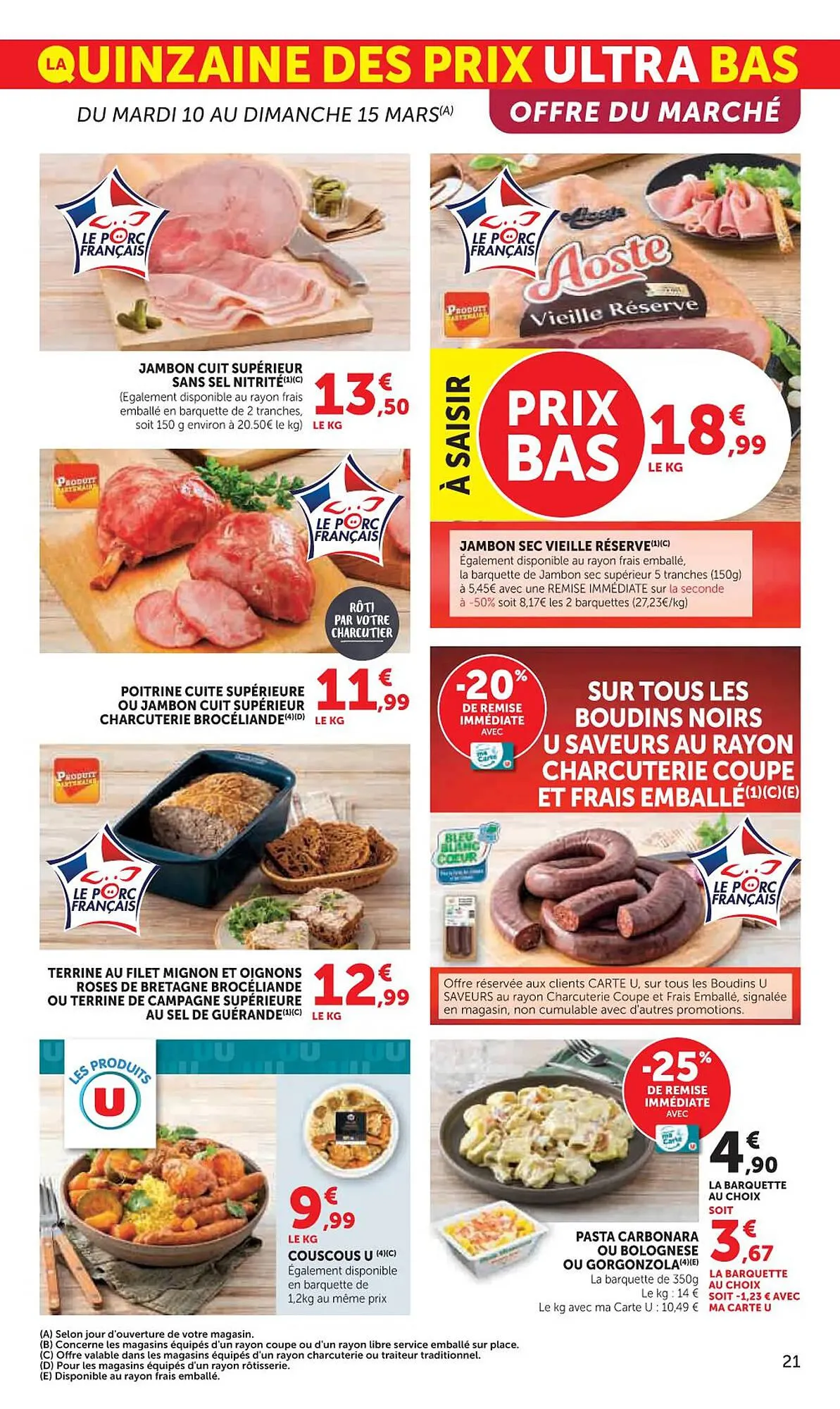 Catalogue U Express du 10 mars au 22 mars 2026 - Catalogue page 21