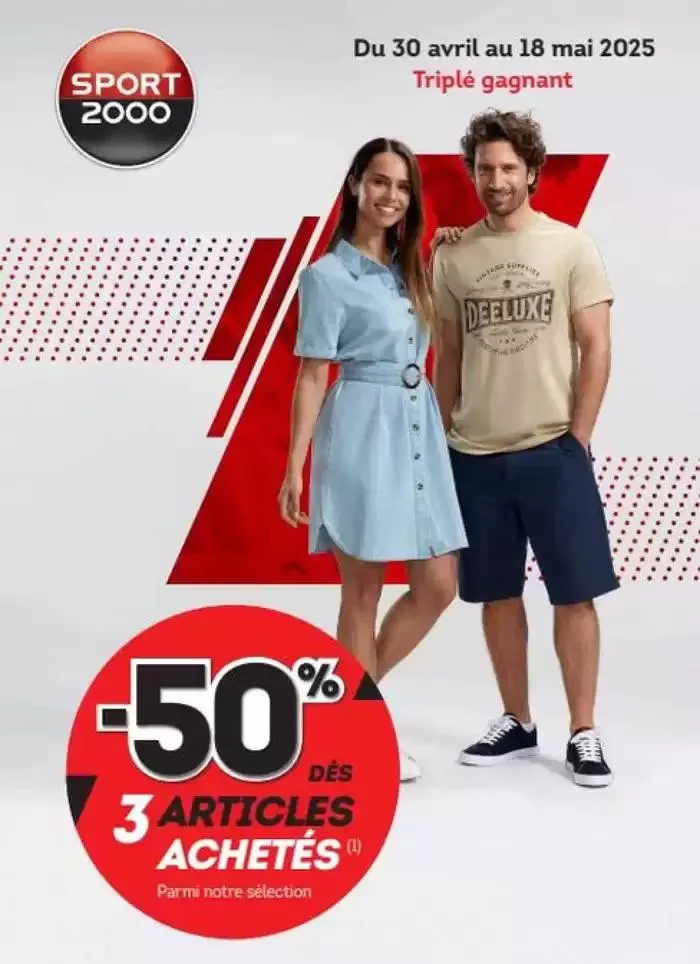 -50% sur le 3 articles achetés - 1