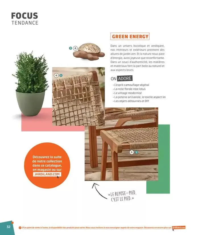 BARBEUC, SIESTE, PÉTANQUE PLACE À LA DÉTENTE du 27 février au 23 juin 2025 - Catalogue page 32