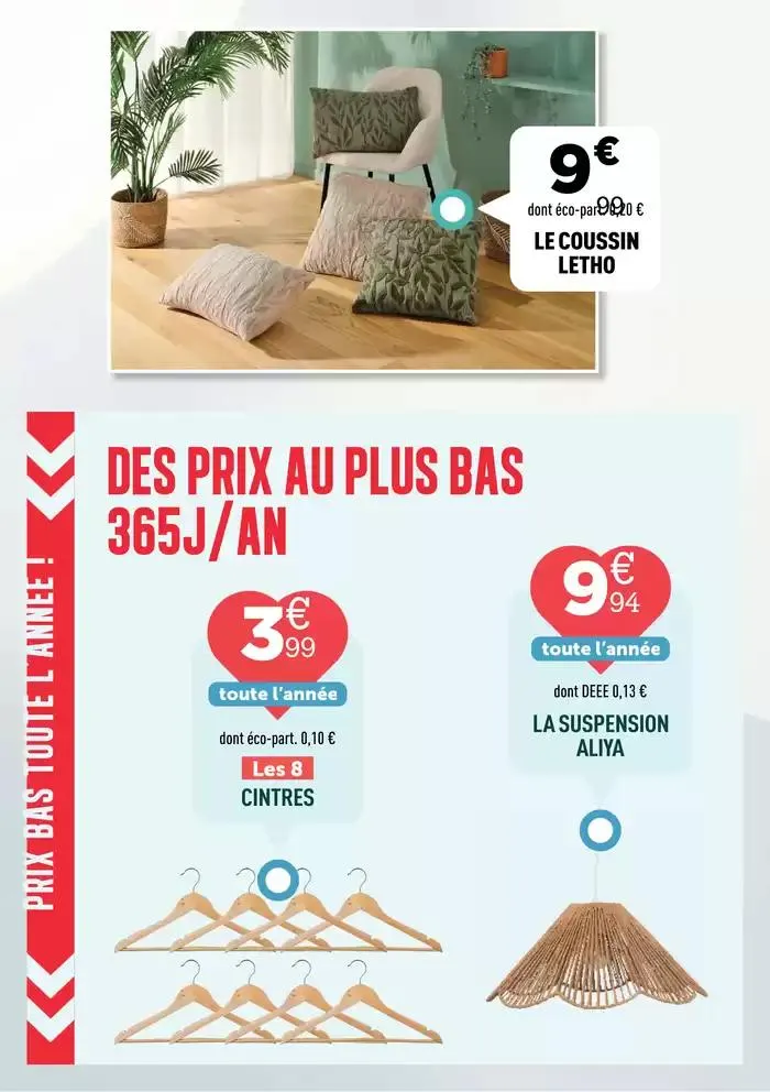Des prix déco qui n'attendent pas ! du 3 mars au 16 mars 2025 - Catalogue page 15